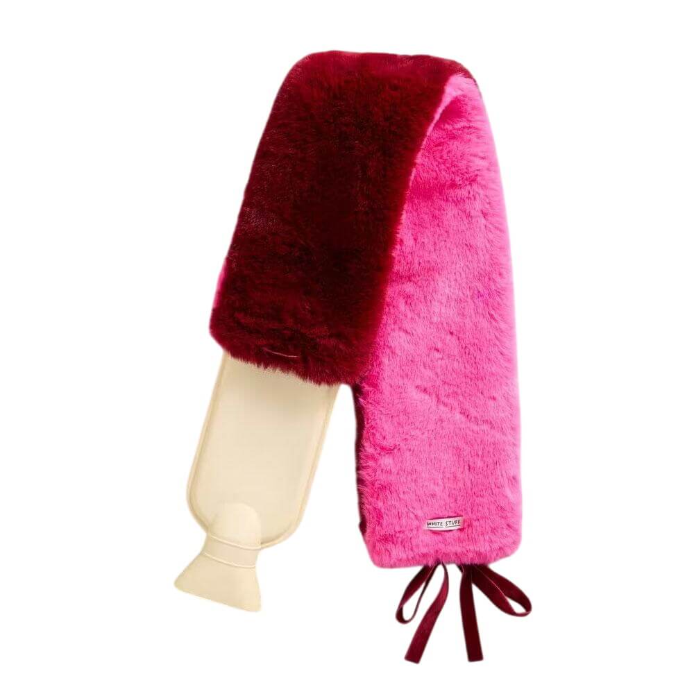 White Stuff Long Hot Water Bottle Faux Fur